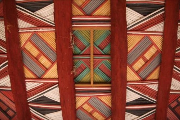 A la fois toile et plafond, le Tataoui, un trésor ancestral sous la menace de la modernité 