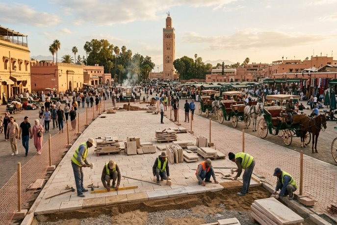 Jemaa El-Fna en phase de retrouver un nouvel éclat sans renier son âme