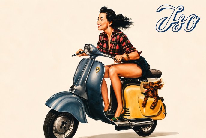 Pour ses 80 ans, l'iconique Vespa retrouve la Ville éternelle