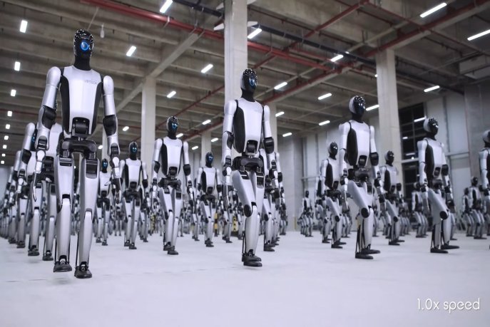 La Chine vise plus de 100.000 robots humanoïdes produits en 2026