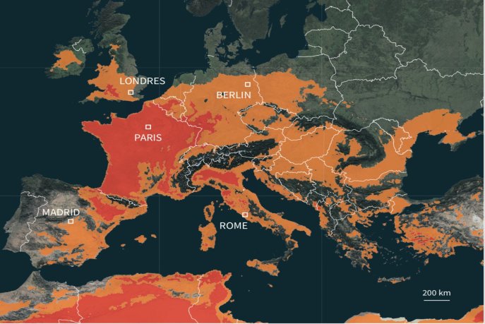 Avec la canicule, l'Europe occidentale a vécu le mois de juin le plus chaud de son histoire