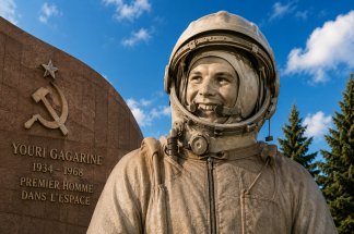 a-rabat-un-monument-a-la-memoire-de-youri-gagarine-pour-les-ans-du-premier-vol-spatial-habite