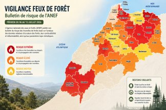 incendies-de-forets-lanef-place-plusieurs-provinces-en-vigilance-maximale