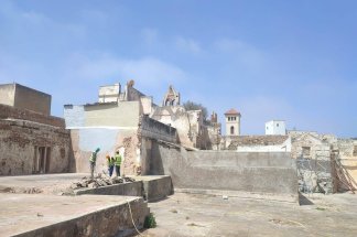 Au cœur du chantier de réhabilitation de la citadelle portugaise d'El Jadida  - Mustapha Jmahri et Jilali Derif