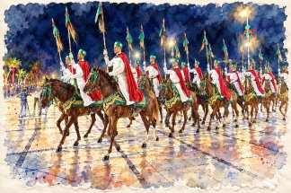 El Jadida : la Garde Royale fait entrer les visiteurs dans l’univers de sa cavalerie